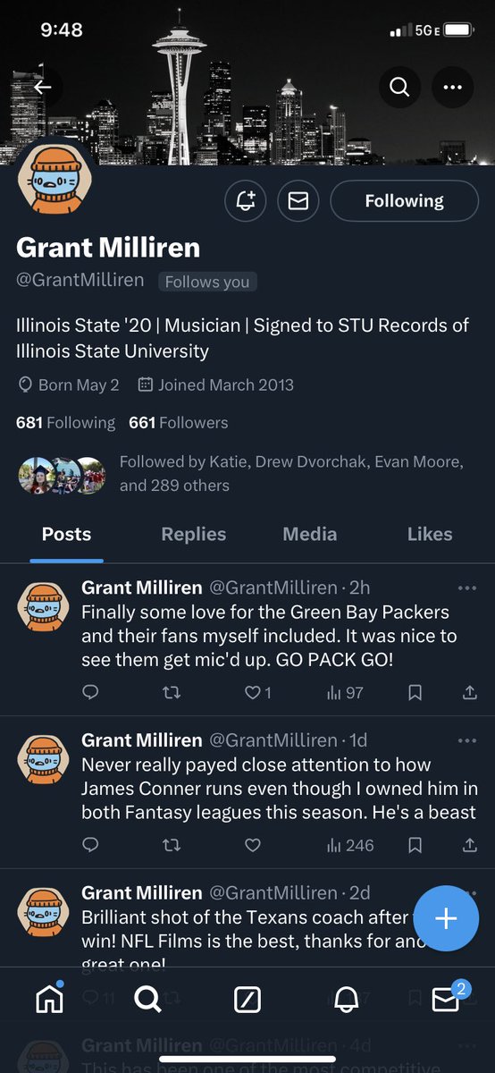 millirenthings's tweet image. Hey everyone, please report this account for me! Looks like someone hacked into my old Twitter account and started tweeting stuff about the Green Bay Packers and other random stuff. I can’t stand the Packers and I would never have a profile picture like this 😂 thanks!