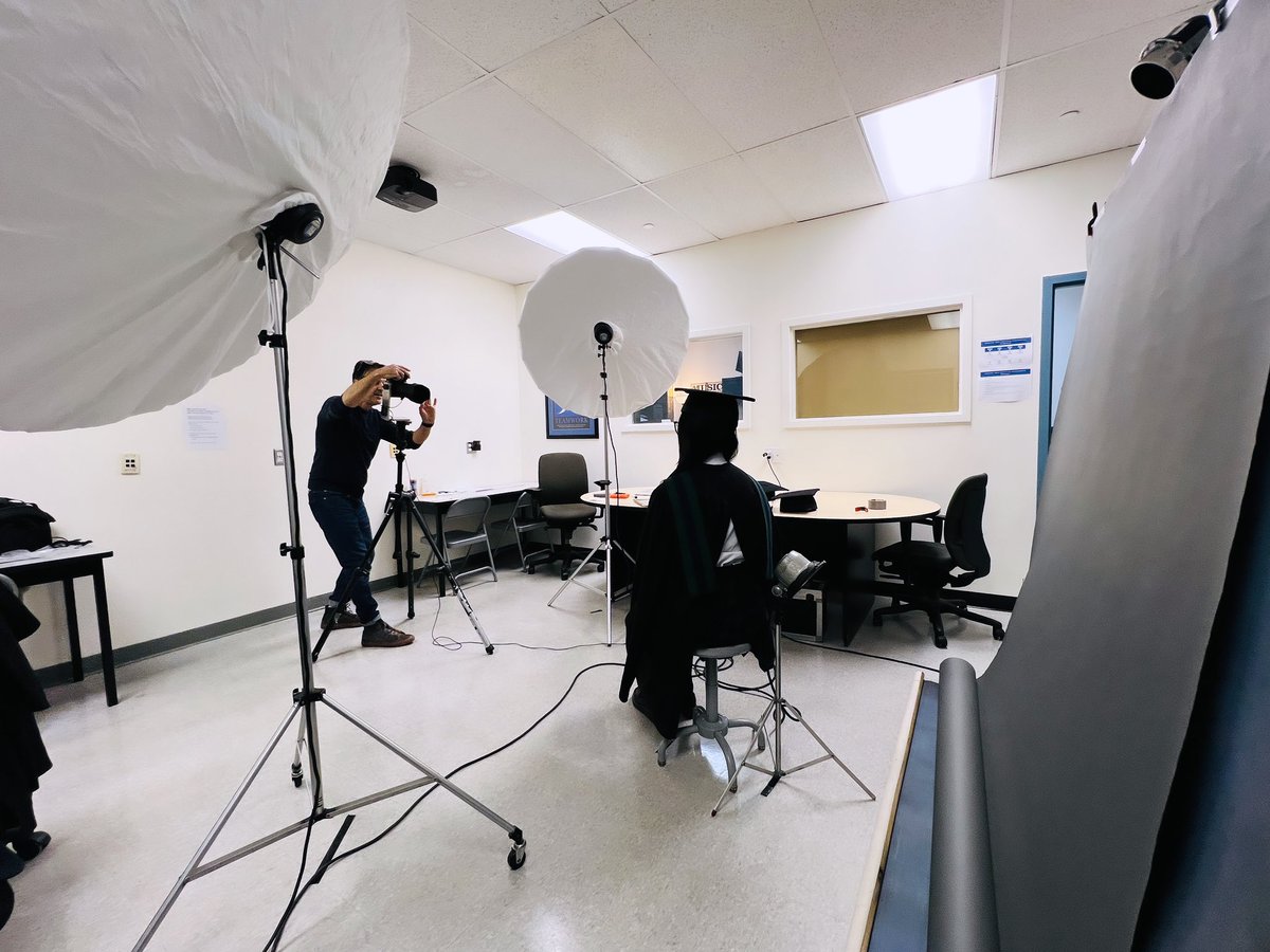 Grade 12s are sitting for their grad photos all week. #theygrowupsofast #classof2024