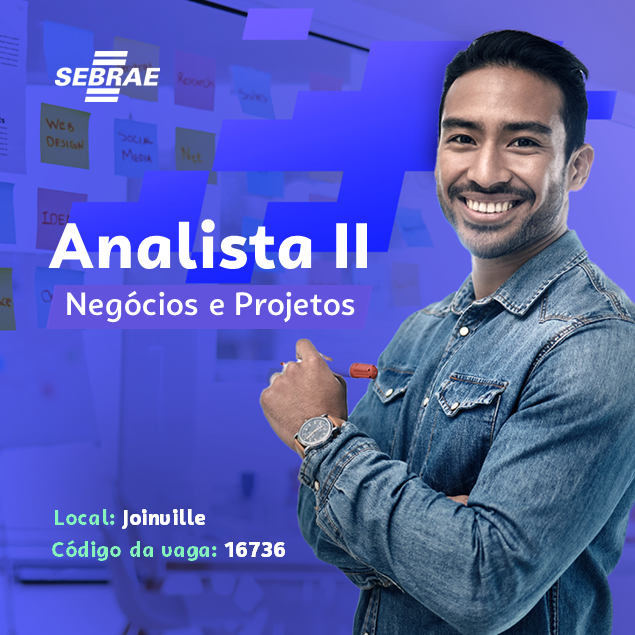 sebraesc's tweet photo. Já atuou com negociações, articulações e gestão de projetos?
Estamos com uma oportunidade na área de Negócios e Projetos em Joinville/SC que pode fazer sentido ao seu perfil.
Confira todos os requisitos no link: https://t.co/6qQFBAaByj
As inscrições estão abertas até o dia 23/01. https://t.co/d1TlylaplX