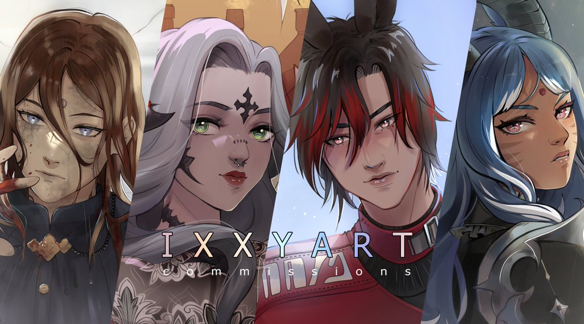 hey hey you you 
if you're interested in getting some art of your ffxiv oc/dnd char/fanart of your fave ship...
☕️ko-fi.com/ixxyart/commis…
I'll be posting some examples of my work below⬇️