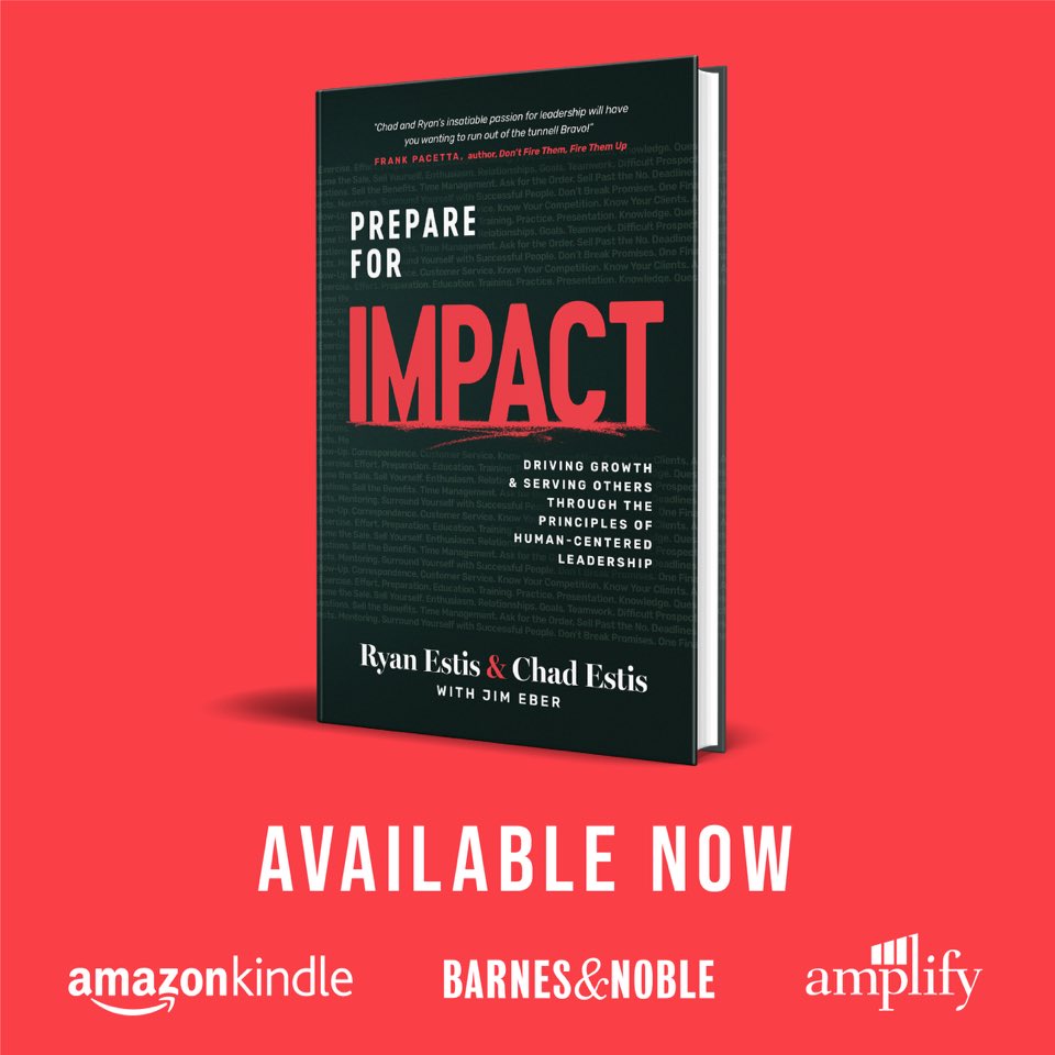 30 years ago my brother <a href="/RyanEstis/">Ryan Estis</a> gifted me with a document called The 30 Steps that set the tone for my early sales career.  The 30 Streps along with our combined thoughts on leadership are captured in a book we co-authored called Prepare For Impact. I hope you check it out.
