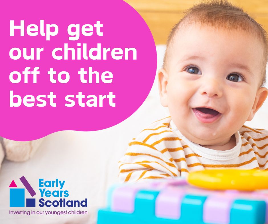 Did you know that you can make a donation to help us continue and expand our work with young children and families across Scotland? ➡️bit.ly/give-eys⬅️