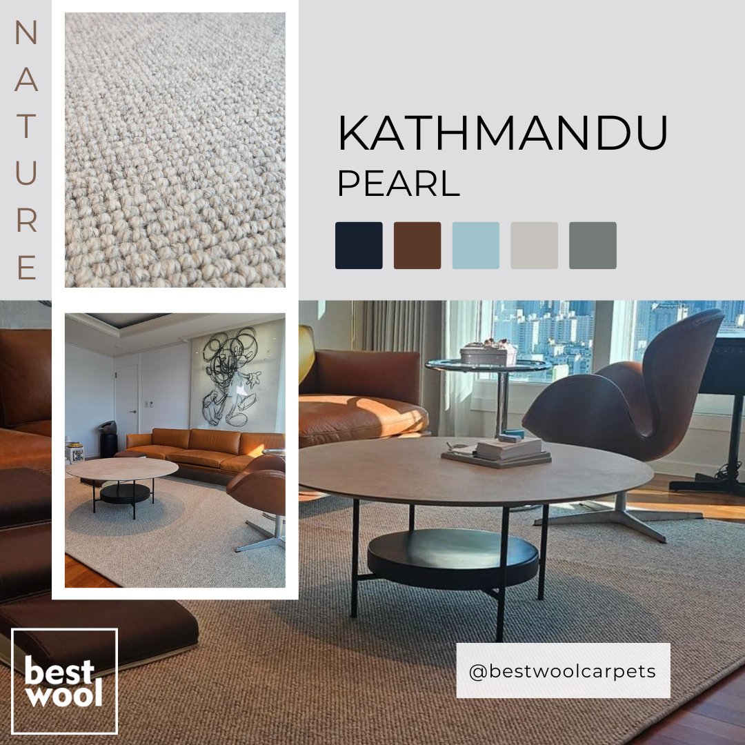 bestwoolcarpets's tweet photo. Transform your living space with the timeless elegance of our Nature Collection. This happy client chose the exquisite Kathmandu quality in a serene 'Pearl' colour. Crafted with precision and inspired by nature, this rug seamlessly merges comfort and style. #NatureCollection https://t.co/YGksNWN1Fb