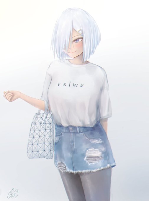 「gradient short sleeves」 illustration images(Latest)