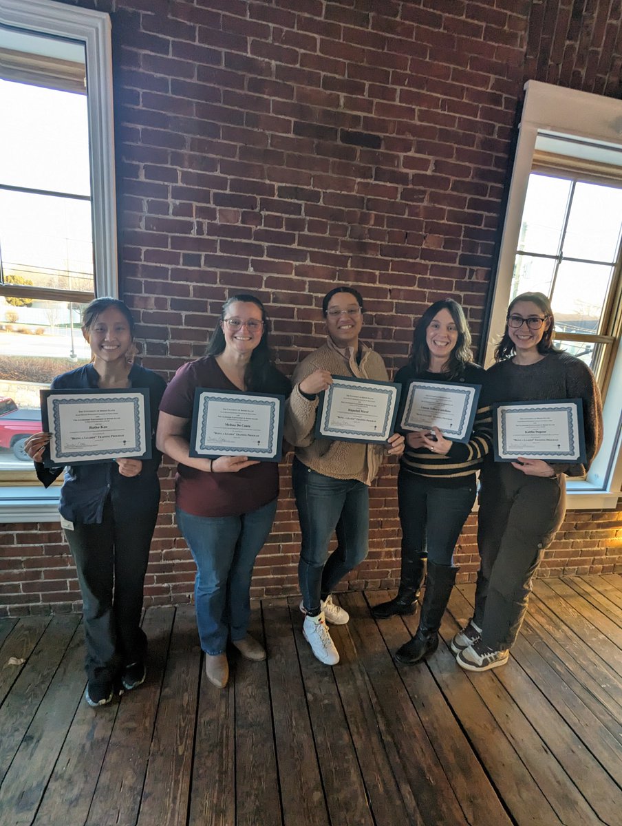 Some of our recent laboratory graduates from the L1 Leadership Training Course through the Leadership Partnership at URI. Congratulations on your continued growth and adding to Dominion Diagnostics as valued employees!