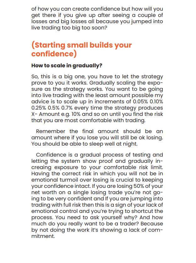 Tradeconfidence Script Here is a chapter from my book on how I advise traders to build their ...