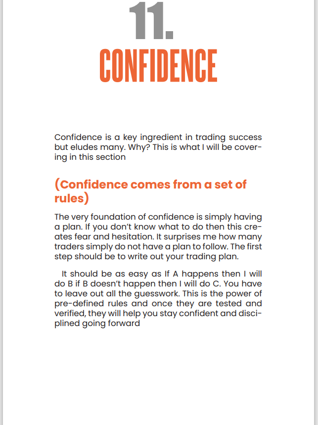 Tradeconfidence Script Here is a chapter from my book on how I advise traders to build their ...