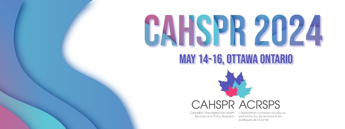 We are looking forward to #CAHSPR24 and can't wait to see you in Ottawa, May 14-16. Our scientific chairs are hard at work reviewing abstracts. Make sure you submit yours so you can share your work with the HSPR community. The deadline is Jan 29! Go to: event.fourwaves.com/cahspr2024/pag…