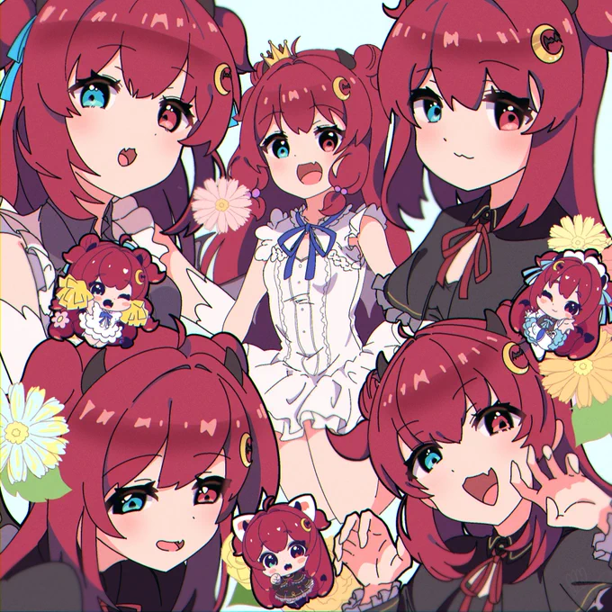 ロアちゃん5周年だね! どうか体調には気をつけてね。 私は今までもこれからもリリンだし、あなたのことが大好きだよ。 ずっと応援しています  #ロアちゃん5周年 #ロアート
