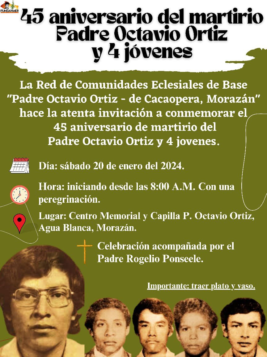 FUNDAHMER's tweet photo. ##FUNDAHMERMemoriaMartirial | Padre Octavio Ortiz y 4 jóvenes.

#VerdadYJusticiaYa #BastaYa https://t.co/drAUmxaFEX