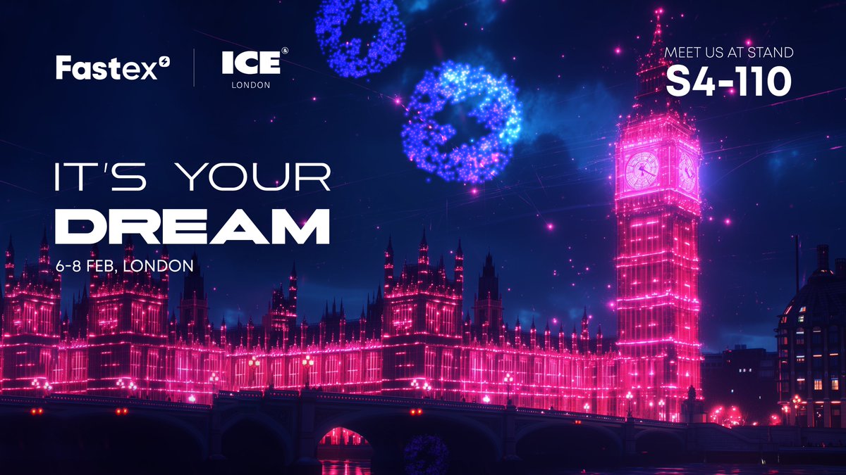 ⚡️ Fastex is heading to ICE London 2024! Stay tuned for updates 💫

#fastex #cryptocommunity