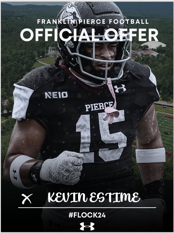 Blessed to announce that I have received my first scholarship offer from Franklin Pierce University. (D2) 🙏🏾 @CoachJLouisdort @Coach_GAS @Ravens_FB @GoMHSMules