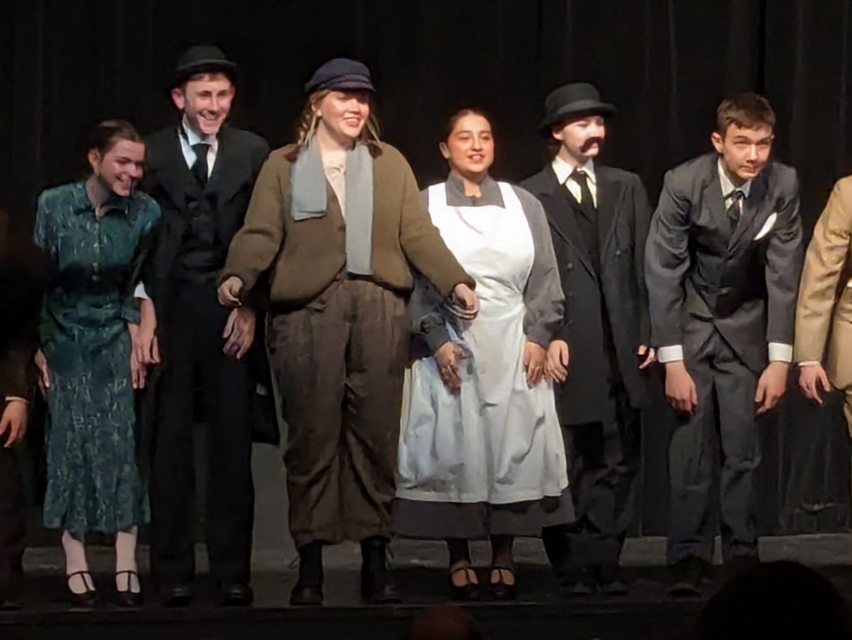 stjoanantida's tweet photo. Congratulations to #SJA sophomore Anahi E. for her outstanding portrayal of Mrs. Hudson in #MUHS's production of "Sherlock Holmes and the Portal of Time" this weekend! Brava on an exceptional performance. 🎭 #WeAreSJA #HighSchoolTheater  #JaguarPride https://t.co/9Yp7NxVNIU