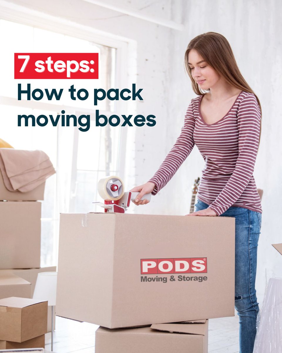 PODS's tweet photo. Want to pack your moving boxes like a pro? Check out our 7 tips on packing moving boxes: https://t.co/1iRrDDvIRf
#MovingTips #PackingHacks #PackingTips #MovingBoxes https://t.co/iHTPZSzgAr