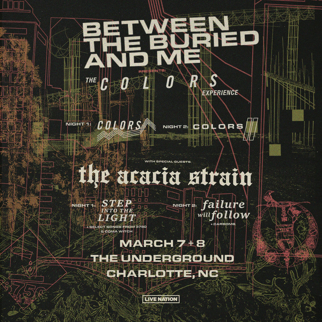 .@BTBAMOfficial Presents: The Colors Experience with @TheAcaciaStrain at The Underground for TWO NIGHTS (3/7 & 3/8)! LN Presale 1/18 10 am | Code: SPOTLIGHT On Sale 1/19 10 am | 3/7 👉 livemu.sc/47vEOYB 3/8 👉 livemu.sc/3Sh3Eae Two Day 👉 livemu.sc/3SidcSh