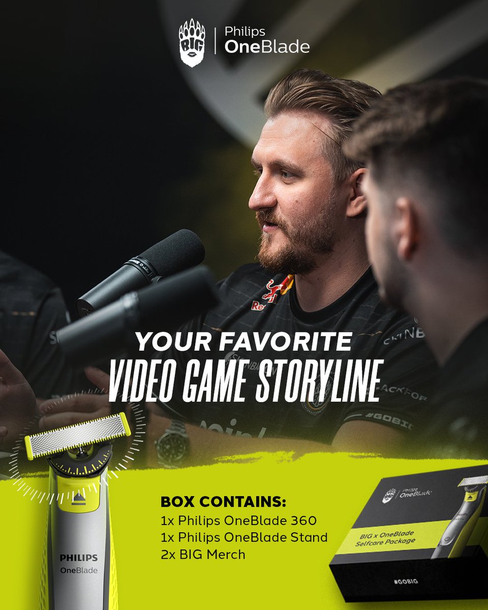 BIGCLANgg's tweet photo. Which game you've played has the best storyline?
Reply for the chance of a special Philips OneBlade package! 🎁 #TrueToYourCharacter https://t.co/MAokjXvFed