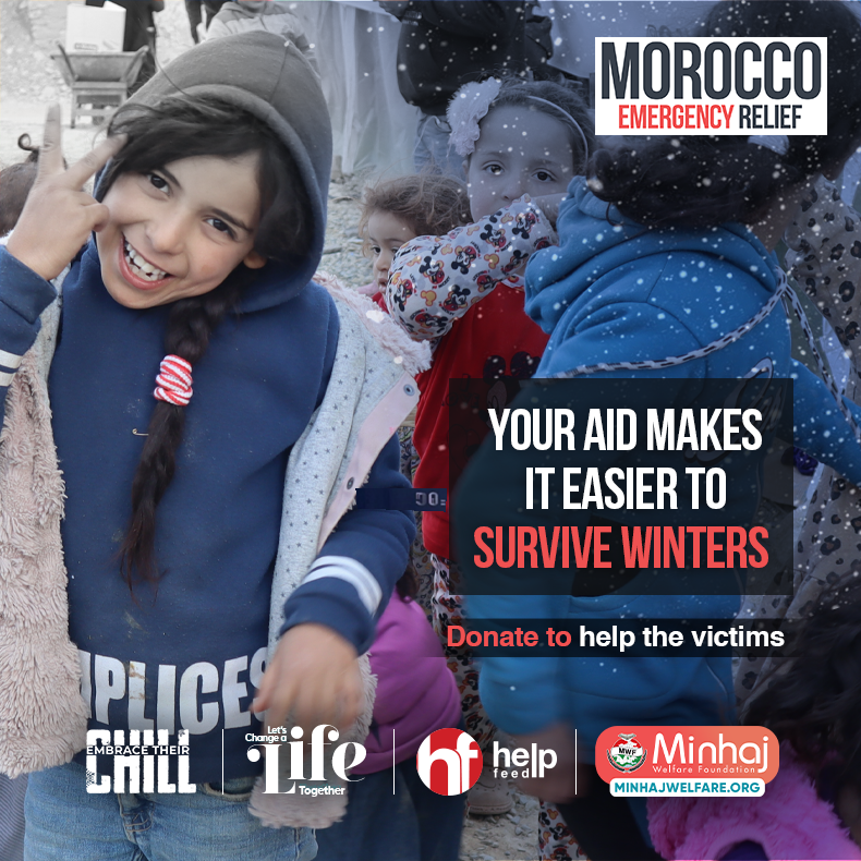 ⛑️We provided urgently needed Winter aid to earthquake survivors.

Your support is needed to continue our work.

Donate to Morocco Fundraising Campaign:
🔗justgiving.com/campaign/moroc…

Visit our website for more info:
🔗minhajwelfare.org/morocco-earthq…

#MWF #Morocco #MoroccoEarthquake