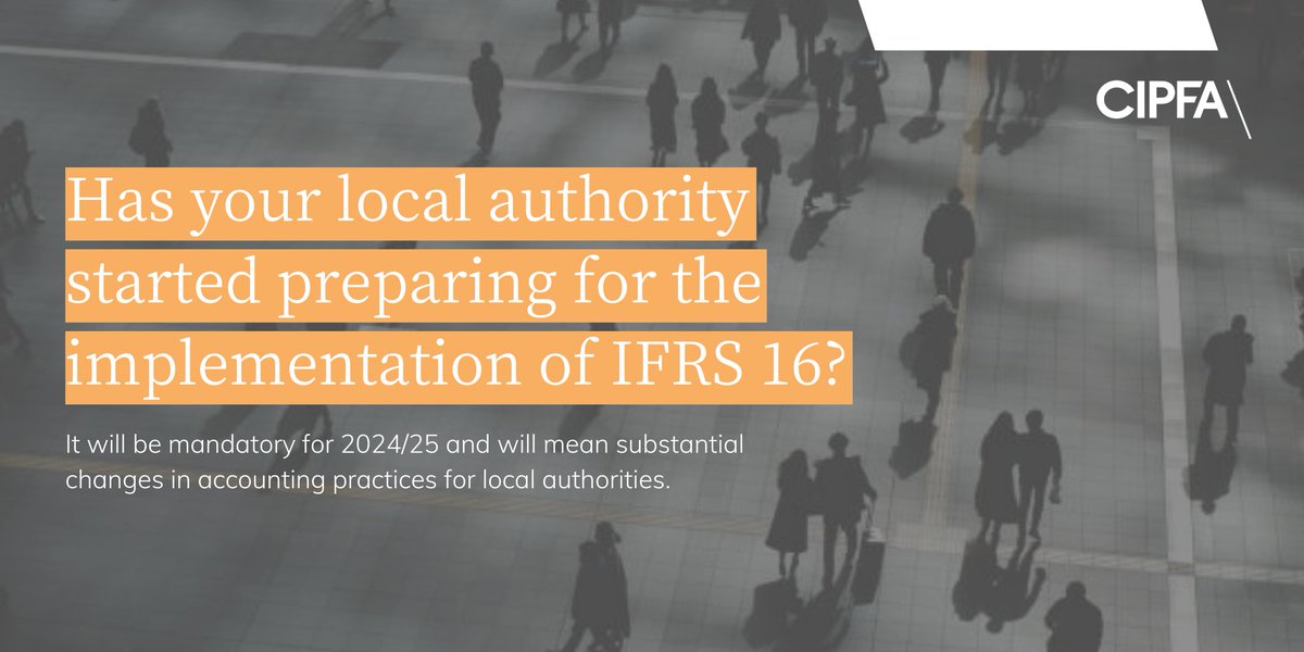 CIPFA's tweet photo. IFRS 16, set to be implemented in 2024/25, will significantly alter accounting practices for local authorities, promoting transparency and aligning with global best practices.

We've offered IFRS 16 Leases guidance for local authorities.

Available now: https://t.co/xvcYnZfzQk https://t.co/3NV2cFyVg3