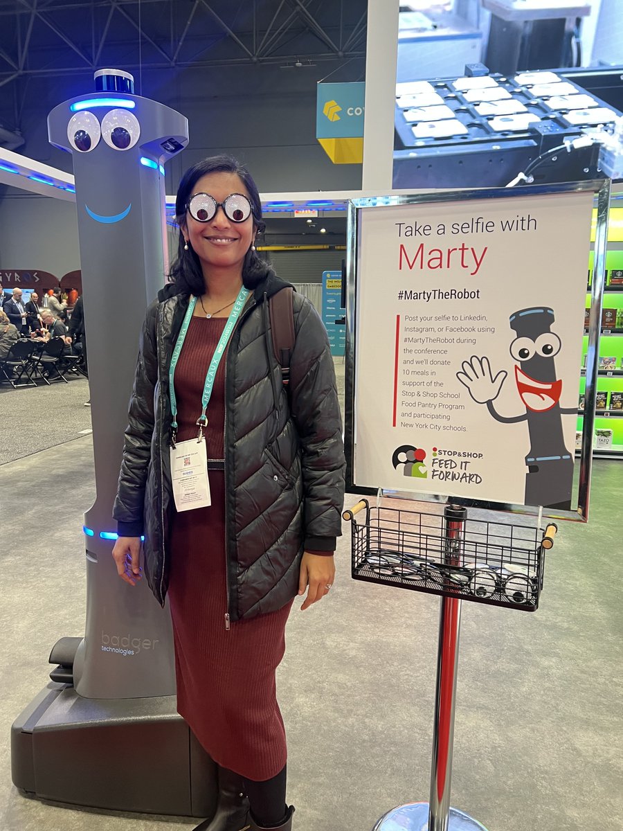 vishakha041's tweet image. @BadgerSolutions  / @Jabil booth at #NRF2024 is a great one to visit! Of course, you get to meet #MartyTheRobot! Always a pleasure to meet our customers and proud that Marty and friends talk #vectorsearch to ApertureDB daily!
@ApertureData 
Case study: aperturedata.io/case-studies/1