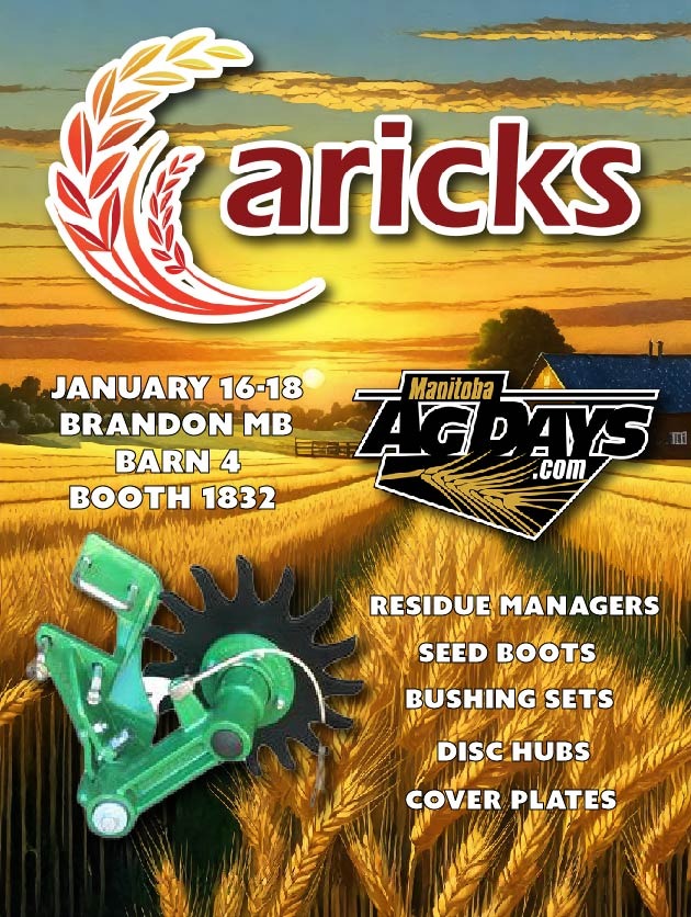 To our friends in Manitoba who are attending to @MBAgDays you can find our products in the @ThunderstruckAg booth in Barn 4 over the next few days.

#Aricks #Aglife #Farmlife #Qualityparts #farmshow