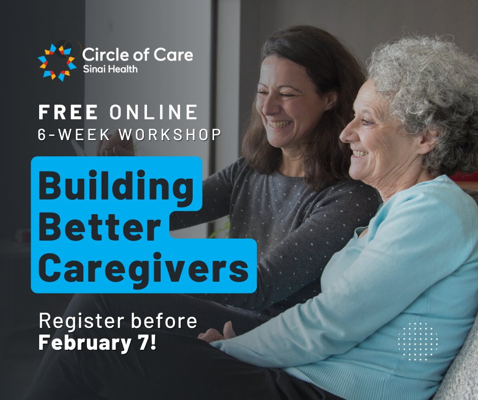 CircleofCareOnt's tweet photo. π Join us for a FREE caregiver workshop beginning February 15th! Explore practical skills and tools to effectively manage stress. Register before February 7: https://t.co/ww6Y8tLkOT
#CircleofCareOnt #CareWithHeart #SeniorProgramsandServices https://t.co/TX4g6RlKuS