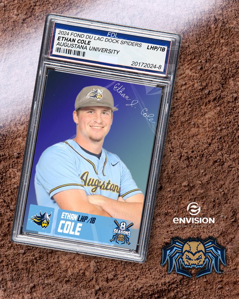 Welcome to Fond du Lac, LHP/1B Ethan Cole, presented by Envision Greater Fond du Lac! #SpinTheWeb