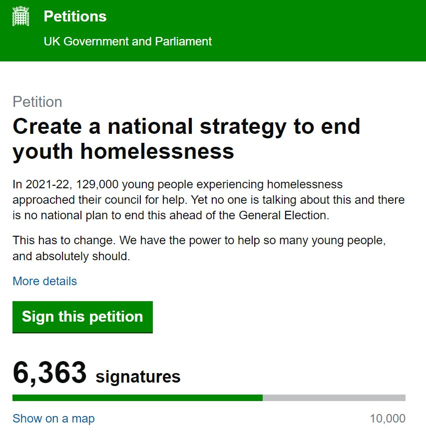 NHyouthcentre's tweet photo. Thank you so much to all who've already signed our petition, 6,000+ in 2 days! We're just getting started! At 10,000 the government has to respond at 100,000 would demand a Westminster debate on this crucial issue. Have you taken action to #SignForThe136k?https://t.co/CF0GaDdf5M https://t.co/BubKW8uwQj