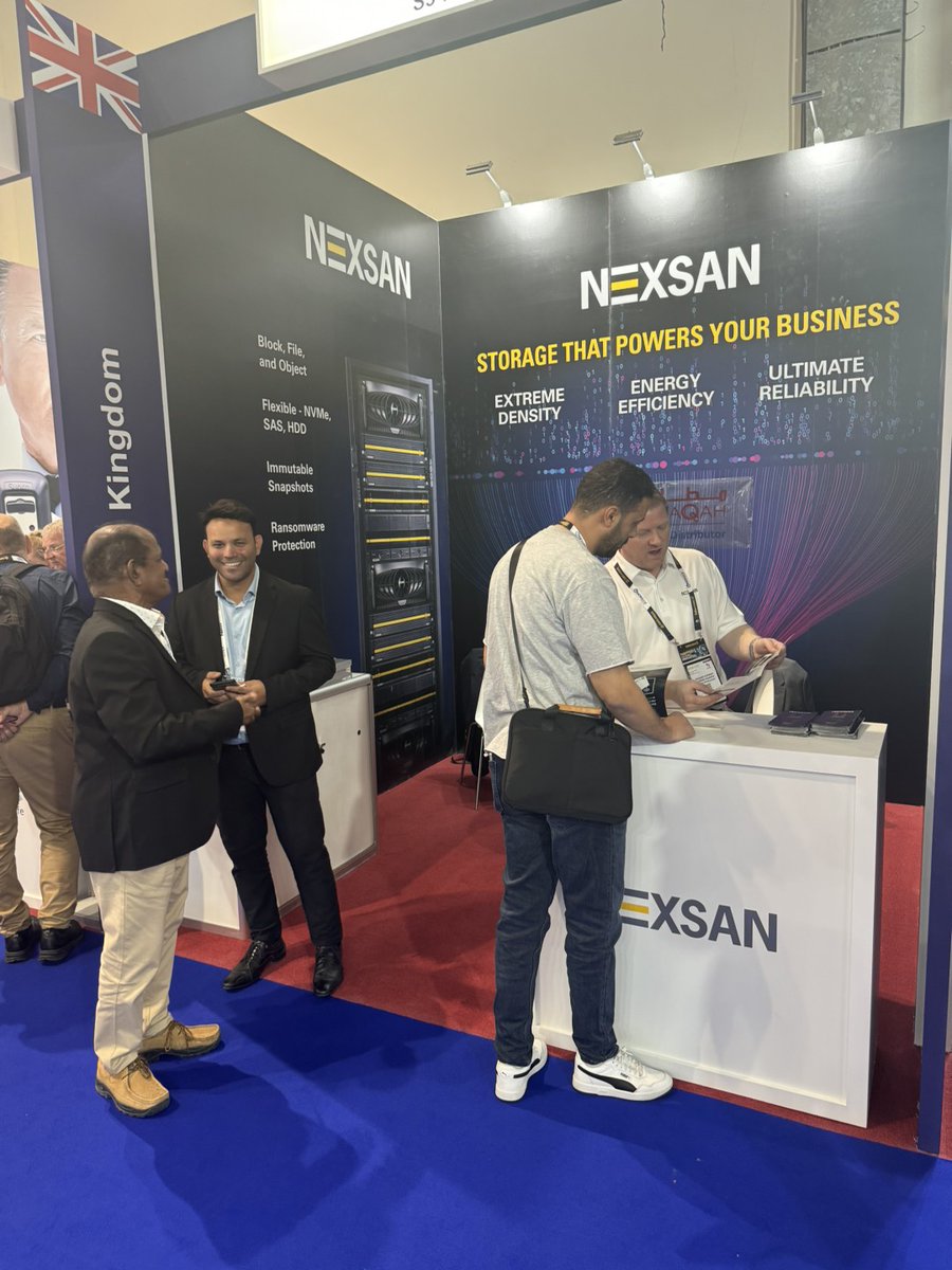 We're excited to be in Dubai this week at #intersecexpo, the premier global security show! Visit us at booth S3-A44 to learn how Nexsan's reliable family of products leads the way in data security.