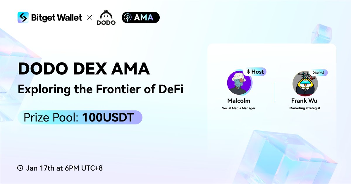 BitgetWallet's tweet photo. Everything you need to know about @BreederDodo  is included in this AMA!

🗓 Jan 17th at 6 PM UTC+8
🎉 Rewards Pool: $100 USDT
🔗 Venue: ⁠https://t.co/OimzMjVoJo

Seeya there! https://t.co/d9t7Cb1P7S