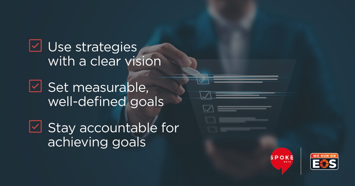 From setting a clear vision to fostering accountability through Rocks and embracing data-driven decision-making, EOS® offers a comprehensive and invaluable toolkit that we at Spoke use every day to drive successful marketing results. Find out how. 
hubs.la/Q02gBFqq0