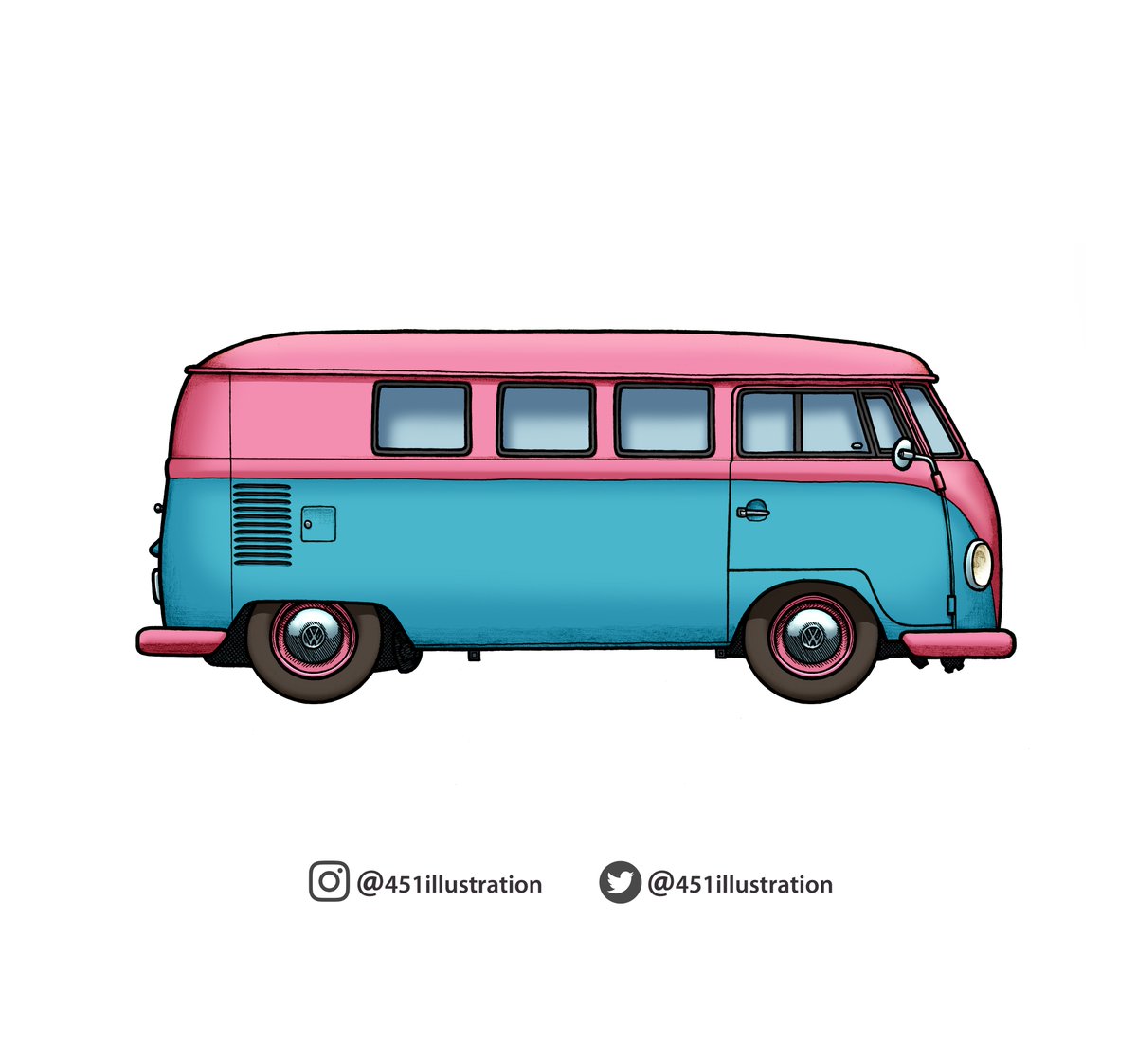 451illustration's tweet image. #VW #vwtype2 #type2 #veedub #vwcampervan #vwcamper #VWaircooled #aircooled #campervan #vwclassic #drawing #art #artwork #vwlifestyle #b289 #b289vw #vwb289 #retro #oldskool #vintage #90s #80s