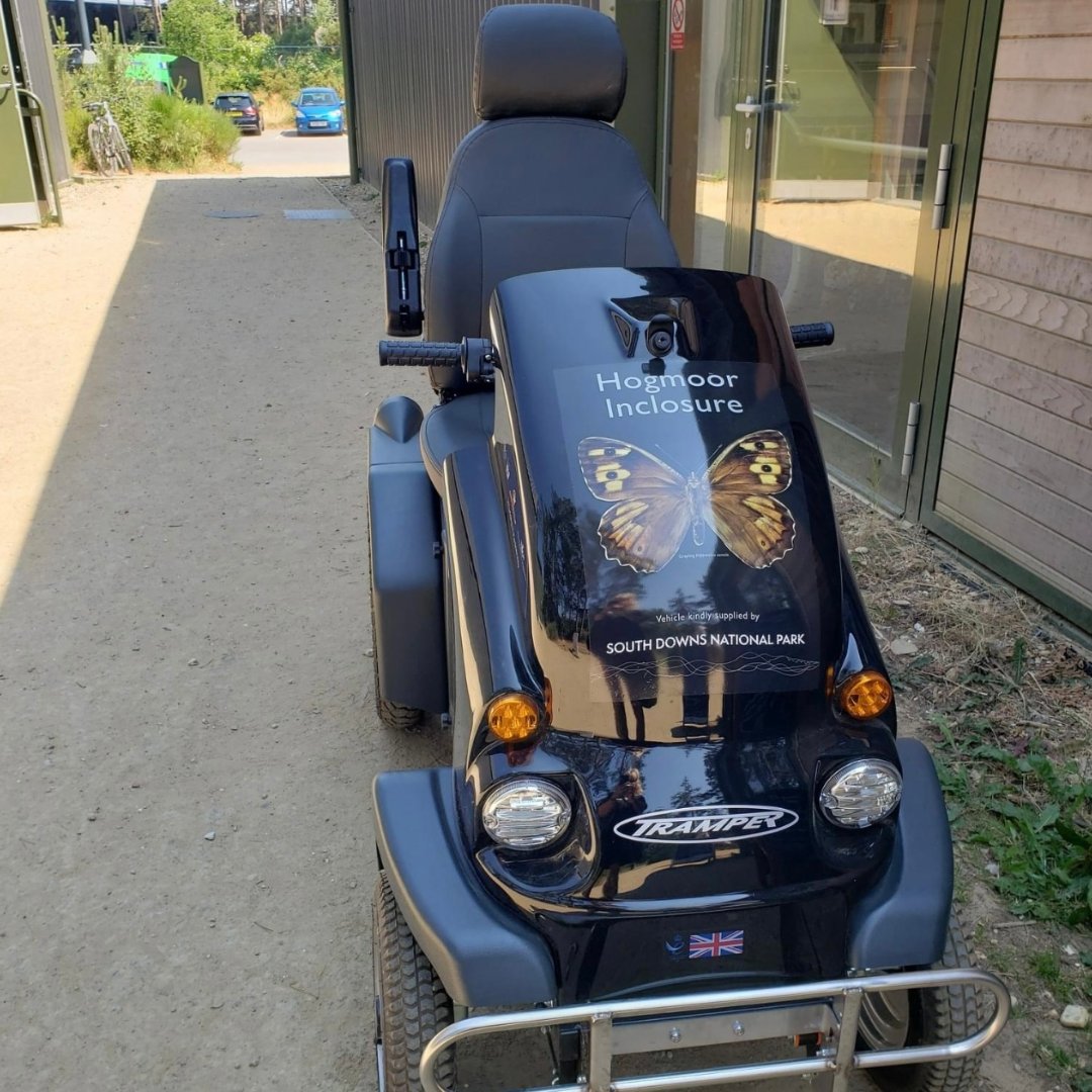 Are you ready to explore the trails of Hogmoor Inclosure? 

The Tramper is funded by multiple different trusts around Whitehill and Bordon to help everyone have the opportunity to explore! 

It is only £5.00 for 2 hours! 👇
Email - bookings@wb-ct.org 
Telephone - 07762961849