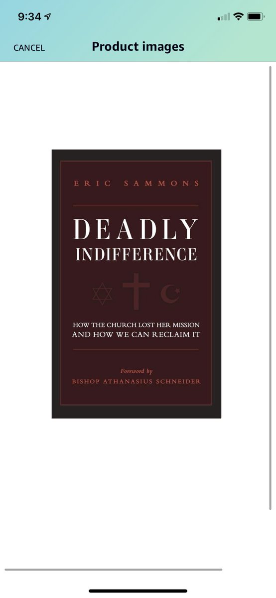 TheMrsFarnum's tweet photo. In light of the “hope Hell is empty” conversation that @Pontifex has brought up again, Catholics should read @EricRSammons book #DeadlyIndifference to understand how we got here. It really is the best foundation for understanding the current crisis. https://t.co/7roBZNErT4