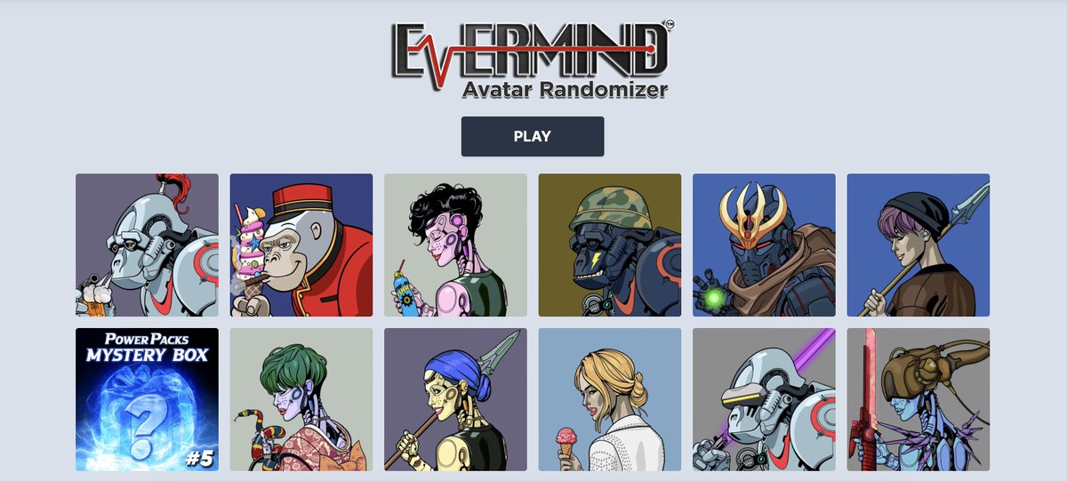 Was playing with <a href="/0xPowerPacks/">Power Packs | Evermind</a>  randomizer, and look what I found here.
A Mystery box?🧐😎