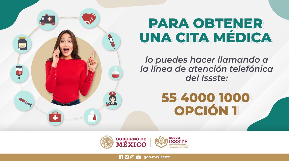 IsssteAgs's tweet image. Ya vamos a mitad de mes... ¿Ya tienes la #CitaMédica para hacerte tu #ChequeoMédico anual?
No dejes pasar más tiempo, ¡es tu #Salud, cuídala!