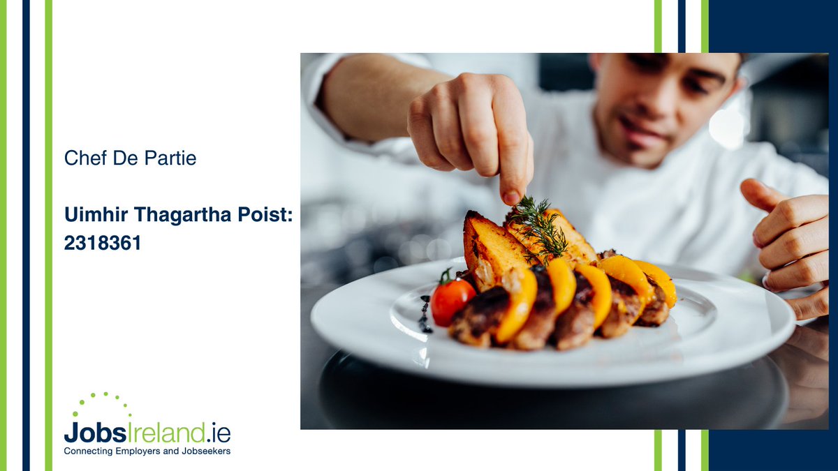 jobsireland's tweet image. Chef De Partie

Baile átha Cliath

Uimhir Thagartha Poist: 2318361

Má tá tuilleadh eolais uait, tabhair cuairt ar jobsireland.ie/en-US/job-Deta…

#job #recruitment #chefdepartie @jobsireland @welfare_ie