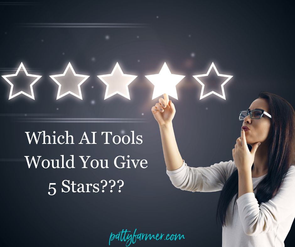 I love tools, and right now I am obsessed with a few AI tools that I would definitely give 5 stars too. So, I will share my favorites if you share yours. Deal?