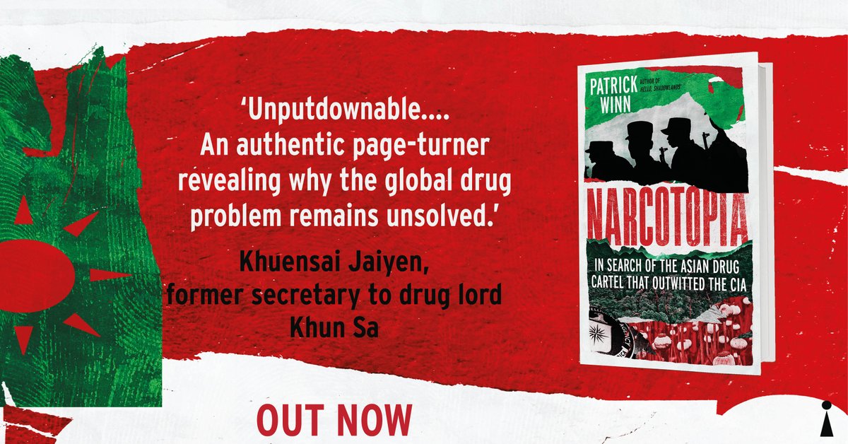 iconbooks's tweet photo. Happy publication day to @pwinn5's #Narcotopia! - a harrowing reportage of Southeast Asia's multibillion-dollar drug trade.
You won't be able to put this down: https://t.co/8r2i4MvzRj https://t.co/NdQ7Zz0Dac