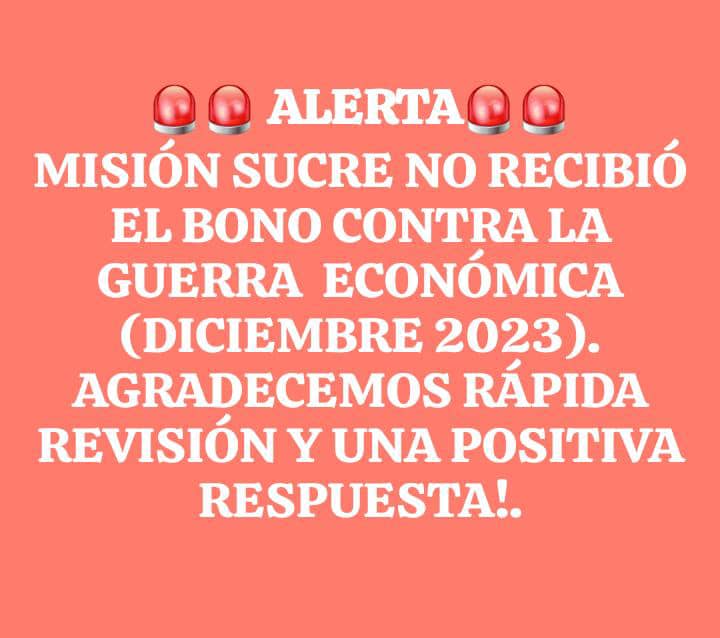 <a href="/NicolasMaduro/">Nicolás Maduro</a> Por qué no le pagan el bono de guerra a los docentes de Misión Sucre?