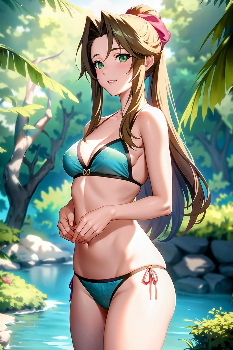 Moko1234559's tweet photo. Aerith Gainsborough 3
#aerithgainsborough #aerithff7 #AIArtwork #aiartgallery #AIart #bikins #Animeartstyle #aiartlove #aiartcommuity #aigeneratedimages #aiartsociety #magicai #aiartcreator https://t.co/gk2nZofVwi