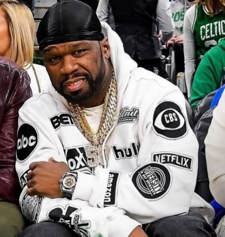 50cent's tweet photo. I had so much fun at the Boston/Rockets game man. I told @icecube I want to bring the big 3 to Shreveport, all roads lead to Shreveport it’s a go! 🎥 https://t.co/jnbpt4VX0B https://t.co/iw1P29m8rU