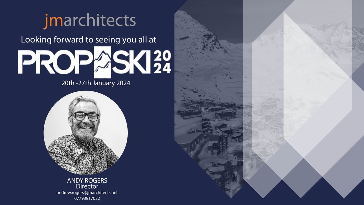 Andy can’t wait to see you all at #Propski24

jmarchitects.net/propski-24/

#jmarchitects #wearejmarchitects #jma #jmteam #architecture #design #construction #events #ValThorens #skiing #networking #propertyprofessionals #propertyindustry #affordable #businessdevelopment #teambuilding