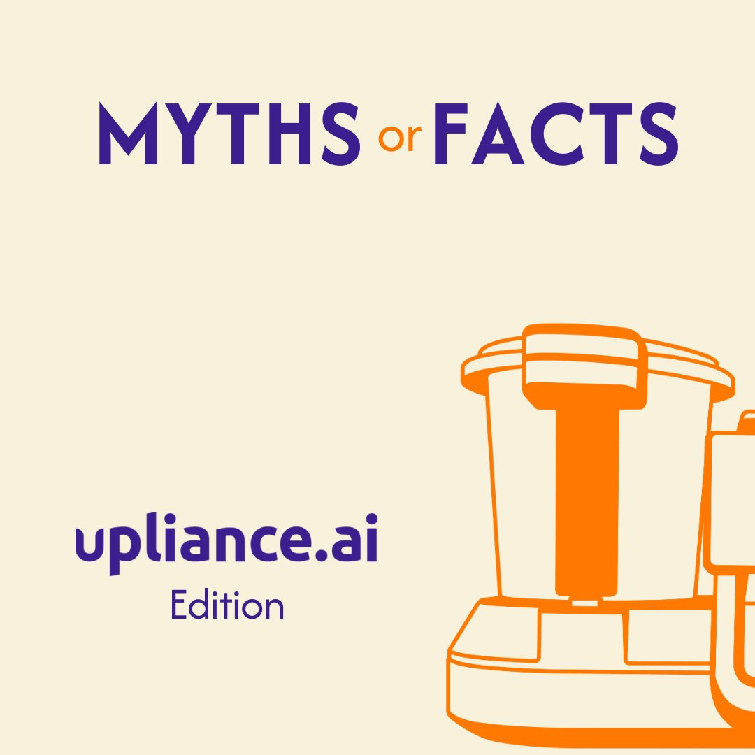 upliance's tweet photo. Myth vs Facts with upliance
#upliance #ai #aicooking #smartcooking #chefGPT #myths #smartkitchen #chefGPT #recipes #twitter #TwitterX https://t.co/ibNAVJkGGB