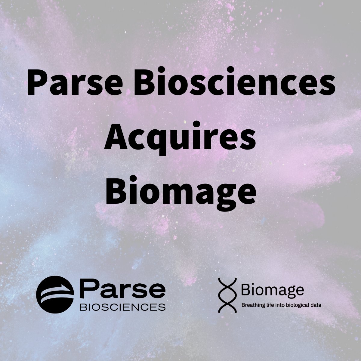 📣 Exciting News: We're thrilled to announce that Parse Biosciences has acquired @BiomageLtd! Learn more: parse.bio/4aWzjF0