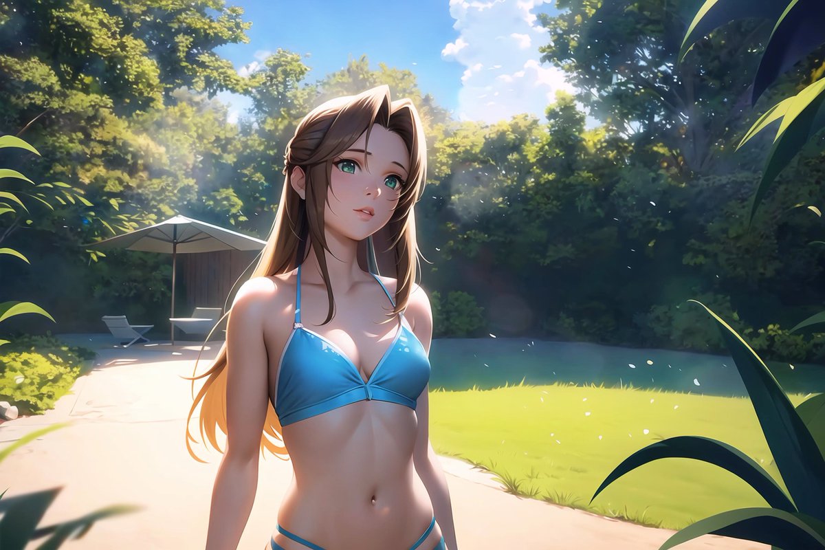 Moko1234559's tweet photo. Aerith Gainsborough 3
#aerithgainsborough #aerithff7 #AIArtwork #aiartgallery #AIart #bikins #Animeartstyle #aiartlove #aiartcommuity #aigeneratedimages #aiartsociety #magicai #aiartcreator https://t.co/gk2nZofVwi