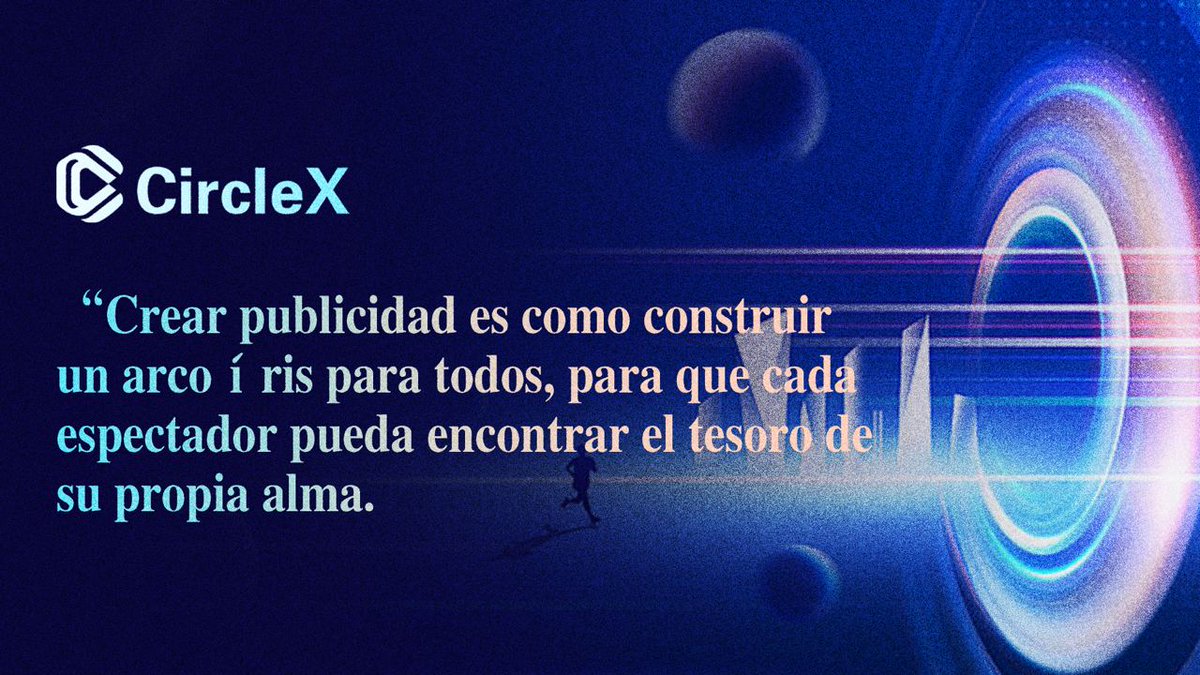 CircleX_Media's tweet photo. Crear publicidad es como construir un arco í ris para todos, para que cada espectador pueda encontrar el tesoro del su propia alma.
Descargar ahora👉 https://t.co/LJJ9PY0uQj
#CircleX #Crecimiento de la riqueza #Ingresos publicitarios #Oficialmente en línea #web30 #Blockchain https://t.co/ELHVJzmhGd