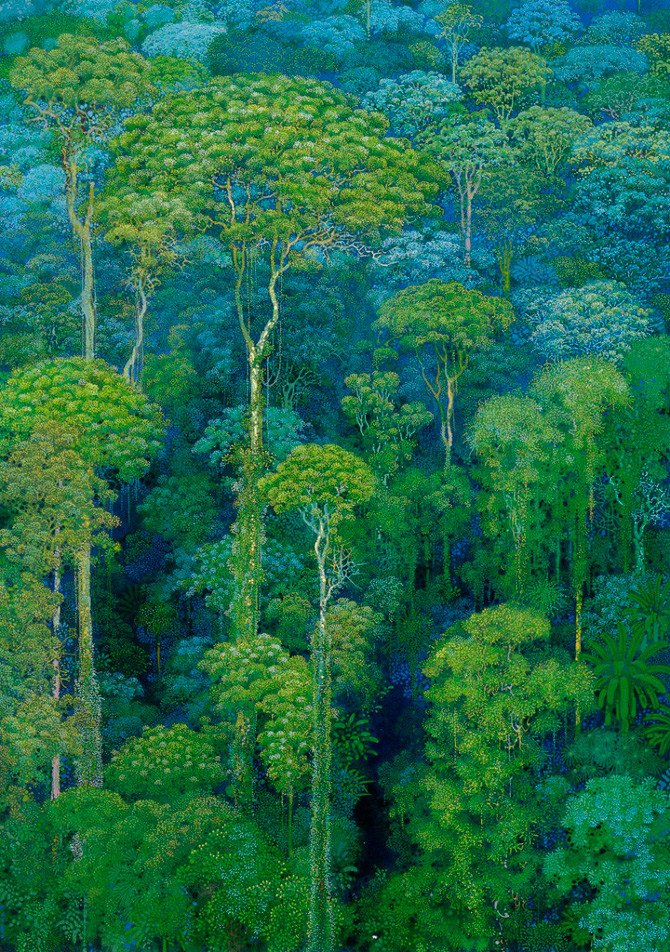 FedeItaliano76's tweet image. Trees by Hirō Isono (1945–2013)