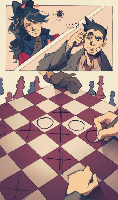 a game of chess
#aceattorney 