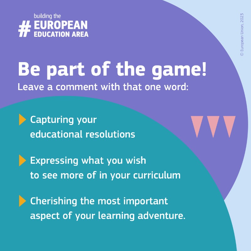 EUErasmusPlus's tweet photo. 2️⃣​0️⃣​2️⃣​4️⃣​ Time to unlock our potential!

⛅​ Join us in co-creating the European Education Area wordcloud, reflecting our 2024 learning aspirations.

And stay tuned for the wordcloud reveal on 24 January! 🤳