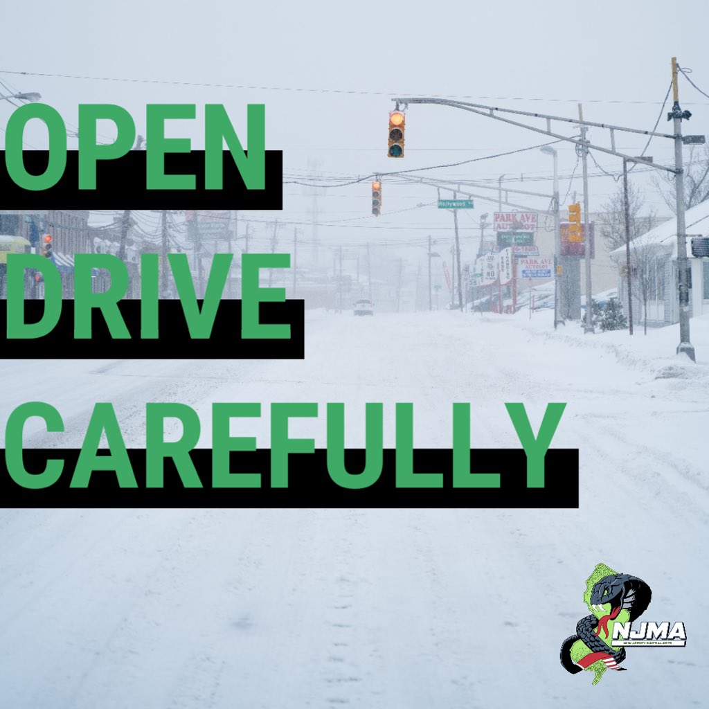 teamnjma's tweet photo. NJMA Alert: The snow won't stop us! ❄️🥋

We're OPEN today, but your safety comes first. If you're ready to roll with us, please drive carefully. The roads are challenging, but so are our training sessions. Let's tackle both with caution and determination.

See you on the mats https://t.co/0KOLrXeqOT